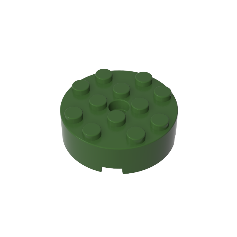 87081 | Brick, Round 4 x 4 with Hole