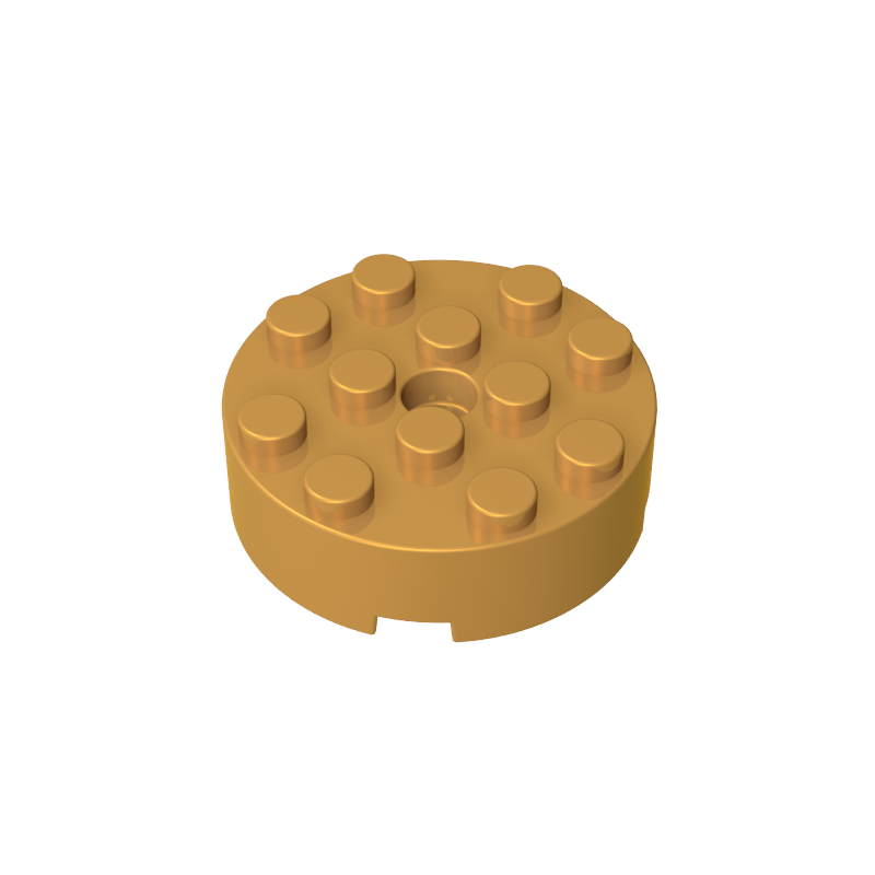 87081 | Brick, Round 4 x 4 with Hole