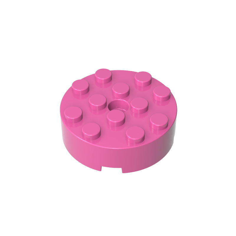 87081 | Brick, Round 4 x 4 with Hole