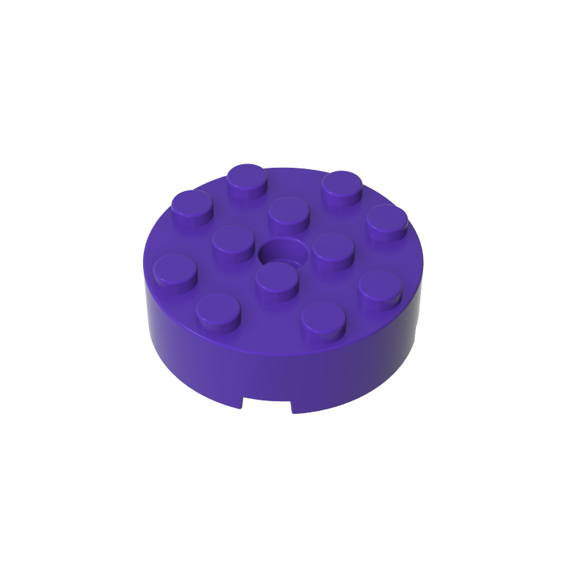 87081 | Brick, Round 4 x 4 with Hole