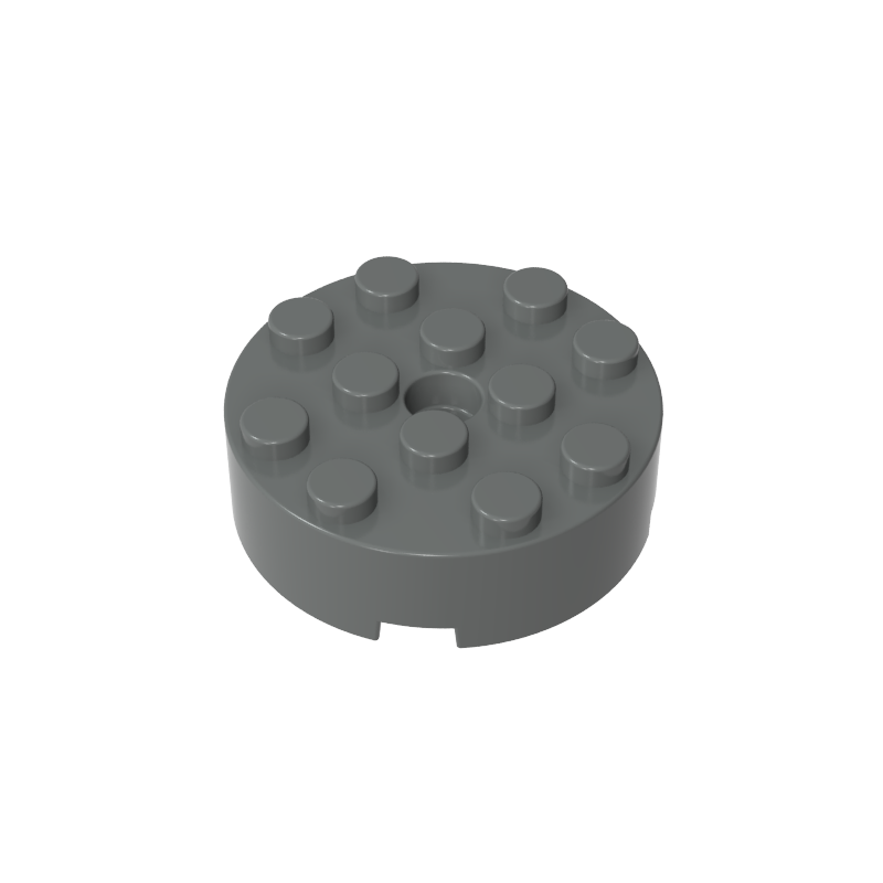 87081 | Brick, Round 4 x 4 with Hole