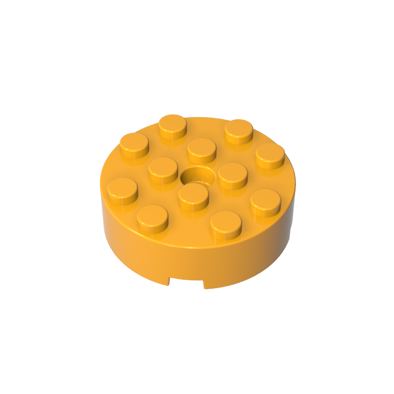87081 | Brick, Round 4 x 4 with Hole