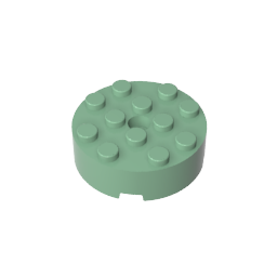 87081 | Brick, Round 4 x 4 with Hole