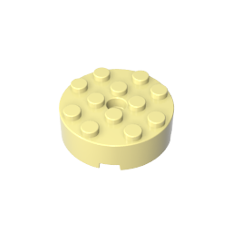 87081 | Brick, Round 4 x 4 with Hole