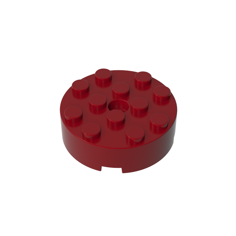 87081 | Brick, Round 4 x 4 with Hole