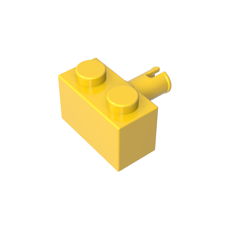 2458 | Brick, Modified 1 x 2 with Pin