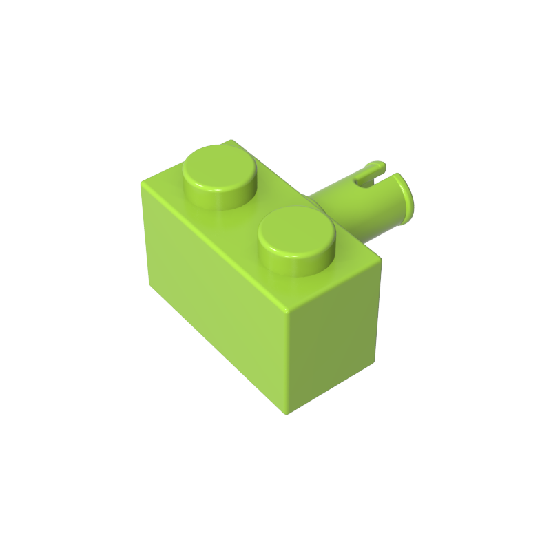 2458 | Brick, Modified 1 x 2 with Pin
