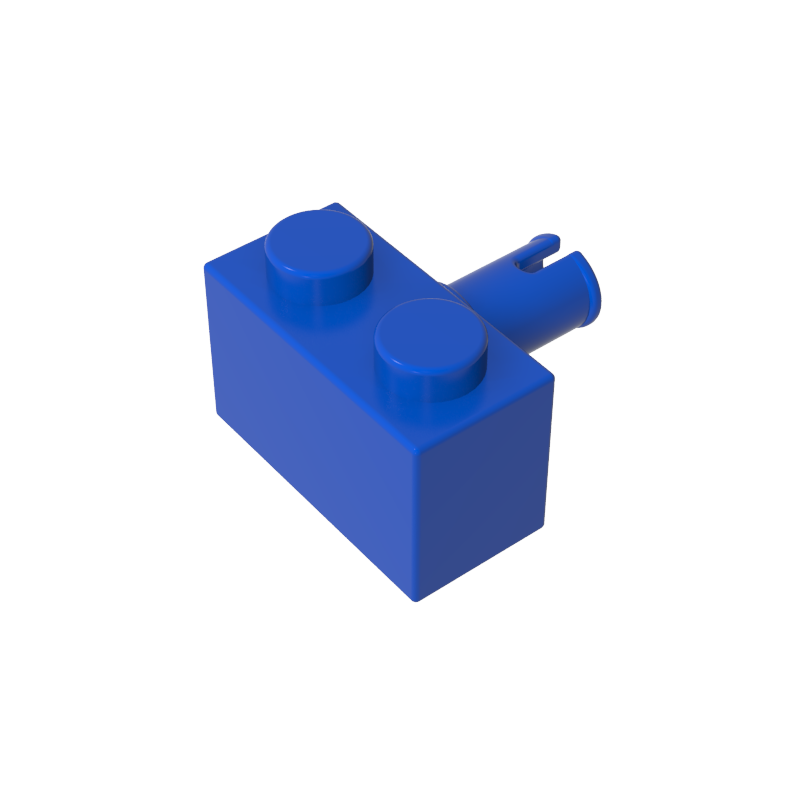 2458 | Brick, Modified 1 x 2 with Pin