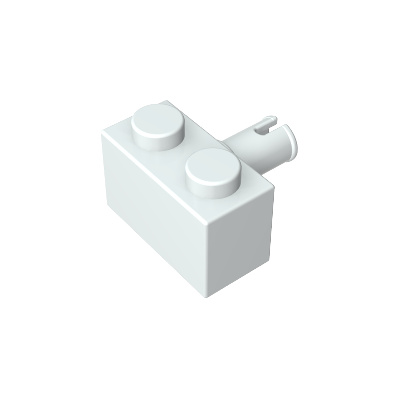 2458 | Brick, Modified 1 x 2 with Pin