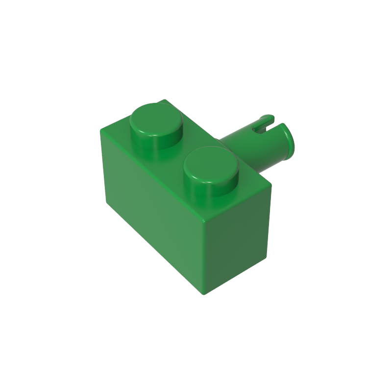 2458 | Brick, Modified 1 x 2 with Pin