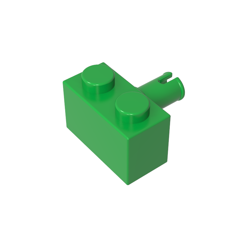 2458 | Brick, Modified 1 x 2 with Pin