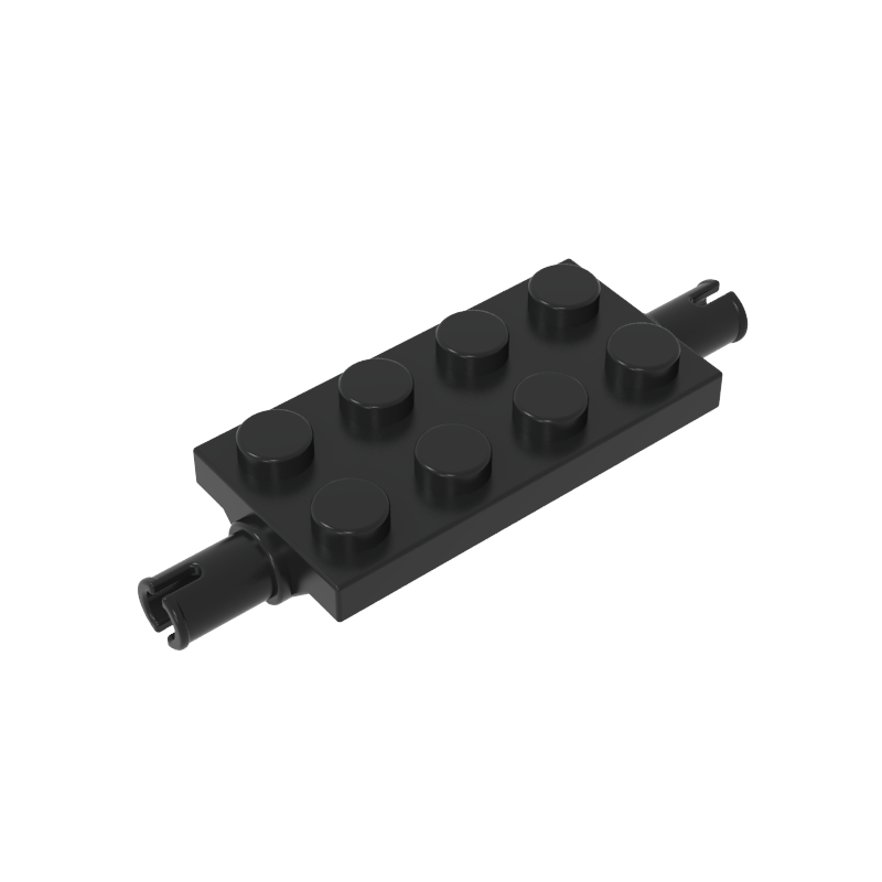 30157a | Plate, Modified 2 x 4 with Pins and Thin Angled Supports