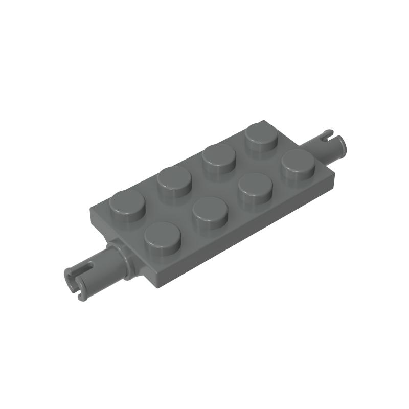 30157a | Plate, Modified 2 x 4 with Pins and Thin Angled Supports