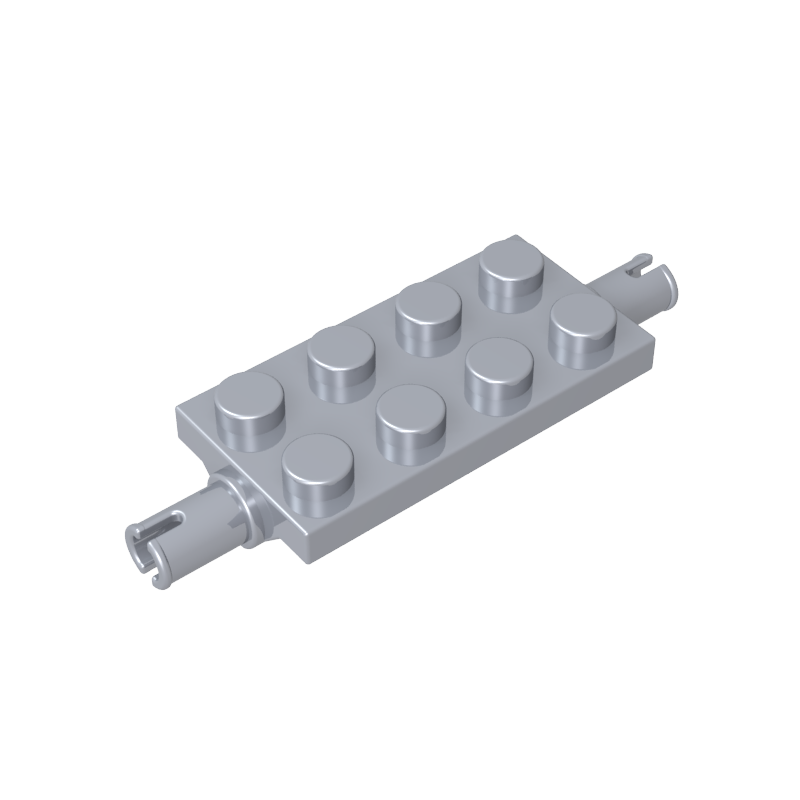 30157a | Plate, Modified 2 x 4 with Pins and Thin Angled Supports