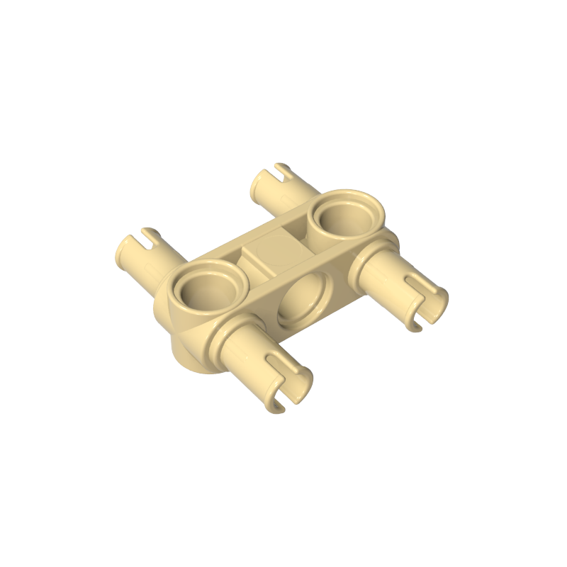 48989 | Technical Pin Connector Perpendicular 3L with 4 Pins