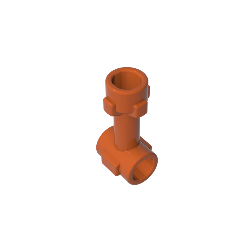 92690 | Bar 1L with Top Stud and 2 Side Studs (Connector Perpendicular)
