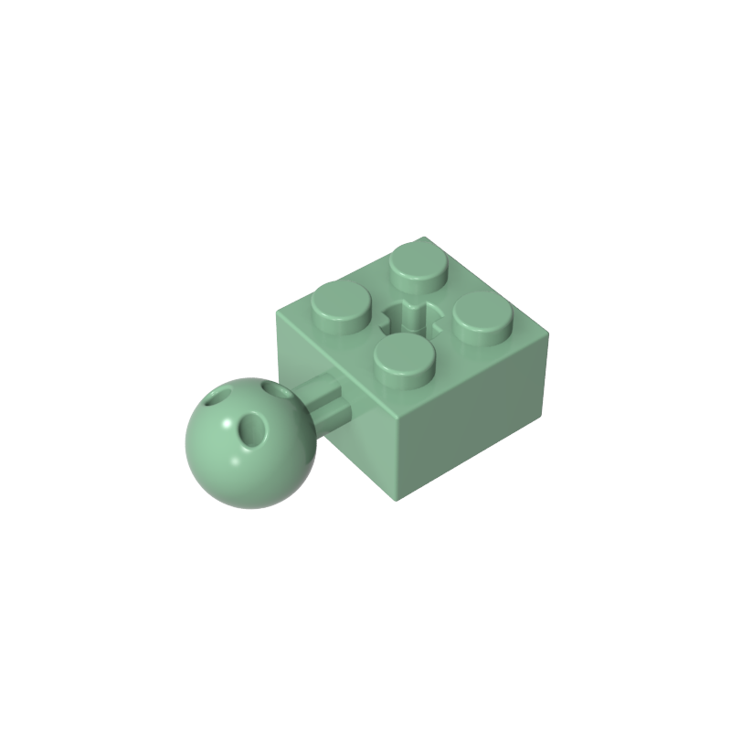 57909 | Technical Brick Modified 2 x 2 with Ball Joint and Axle Hole