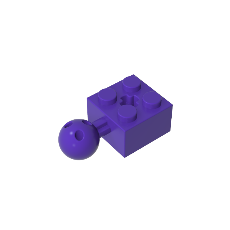 57909 | Technical Brick Modified 2 x 2 with Ball Joint and Axle Hole