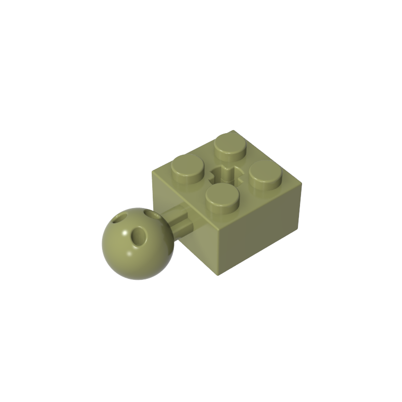 57909 | Technical Brick Modified 2 x 2 with Ball Joint and Axle Hole