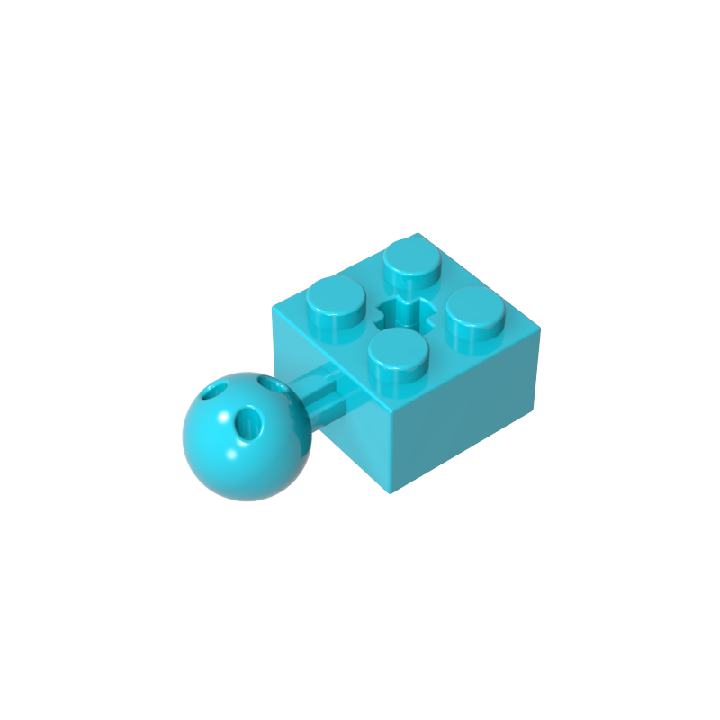 57909 | Technical Brick Modified 2 x 2 with Ball Joint and Axle Hole