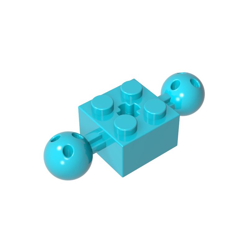 17114 | Technical Brick Modified 2 x 2 with 2 Ball Joints and Axle Hole