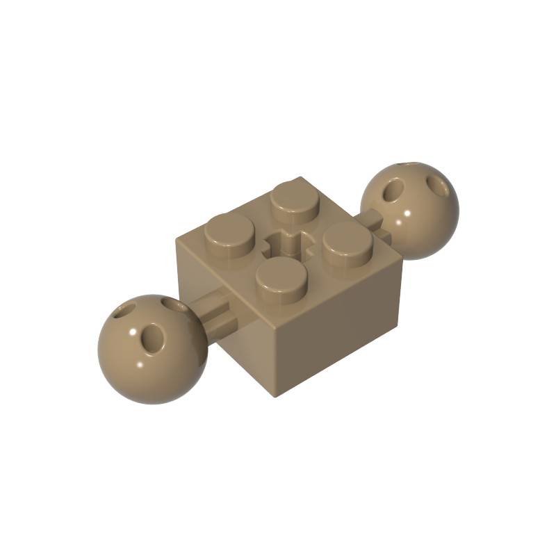 17114 | Technical Brick Modified 2 x 2 with 2 Ball Joints and Axle Hole