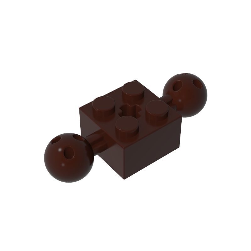 17114 | Technical Brick Modified 2 x 2 with 2 Ball Joints and Axle Hole