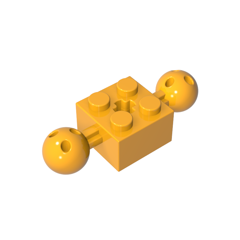 17114 | Technical Brick Modified 2 x 2 with 2 Ball Joints and Axle Hole