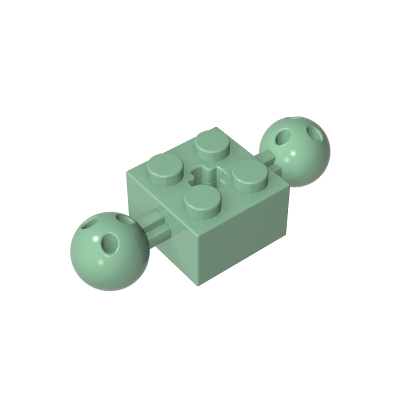 17114 | Technical Brick Modified 2 x 2 with 2 Ball Joints and Axle Hole