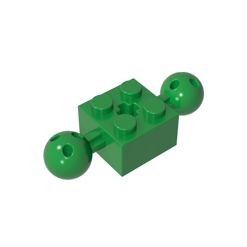 17114 | Technical Brick Modified 2 x 2 with 2 Ball Joints and Axle Hole