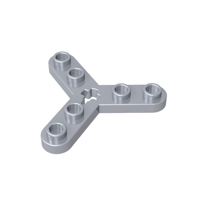 32125 | Technical Plate Rotor 3 Blade with Smooth Ends and 6 Studs (Propeller)