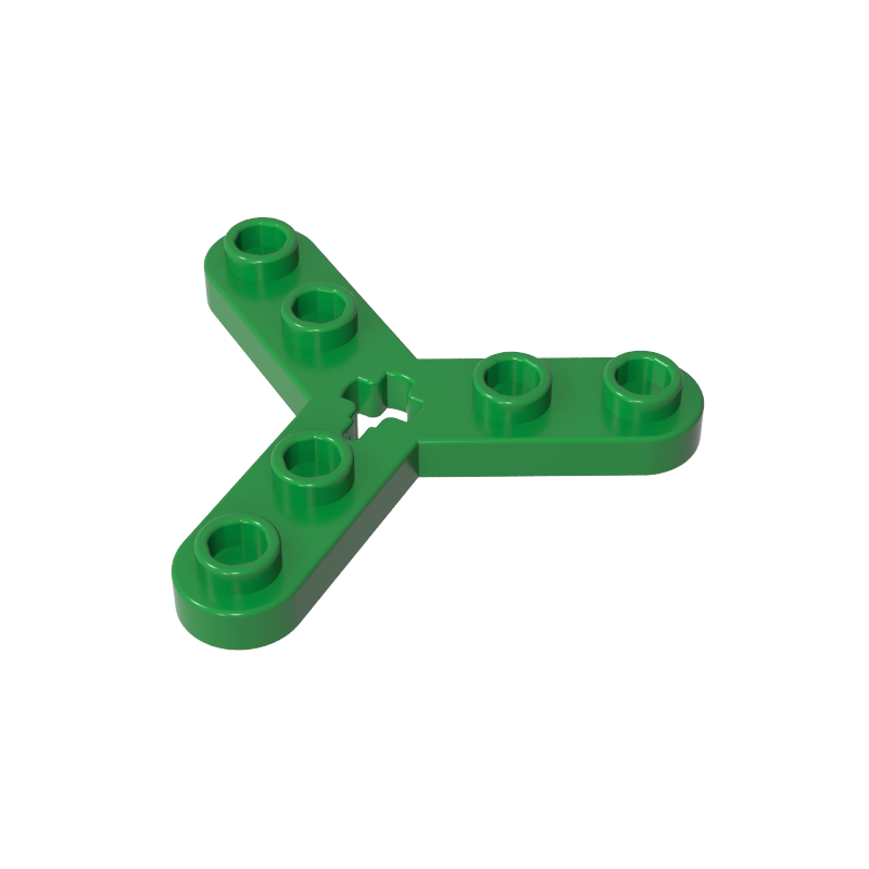 32125 | Technical Plate Rotor 3 Blade with Smooth Ends and 6 Studs (Propeller)