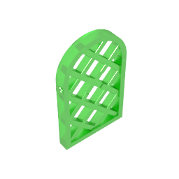 30046 | Pane for Window 1 x 2 x 2 2/3 Lattice Diamond with Rounded Top
