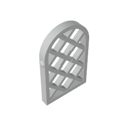 30046 | Pane for Window 1 x 2 x 2 2/3 Lattice Diamond with Rounded Top
