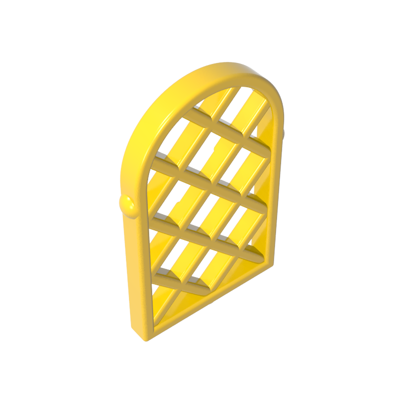 30046 | Pane for Window 1 x 2 x 2 2/3 Lattice Diamond with Rounded Top