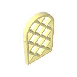 30046 | Pane for Window 1 x 2 x 2 2/3 Lattice Diamond with Rounded Top