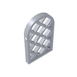 30046 | Pane for Window 1 x 2 x 2 2/3 Lattice Diamond with Rounded Top