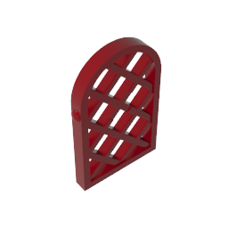 30046 | Pane for Window 1 x 2 x 2 2/3 Lattice Diamond with Rounded Top