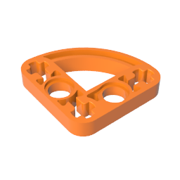 32249 | Technical Beam Modified L-Shape Quarter Ellipse Thin 3 x 3