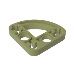 32249 | Technical Beam Modified L-Shape Quarter Ellipse Thin 3 x 3