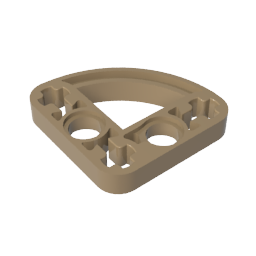 32249 | Technical Beam Modified L-Shape Quarter Ellipse Thin 3 x 3