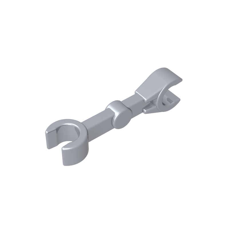 59230 | Arm Mechanical, Straight with Clips at 90 degrees (Vertical Grip)