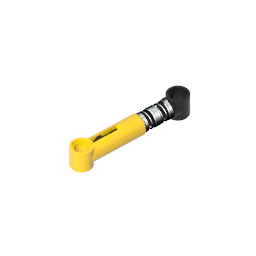 76537 | Technical Shock Absorber 6.5L with Black Piston Rod - Hard Spring, Tight Coils in Middle