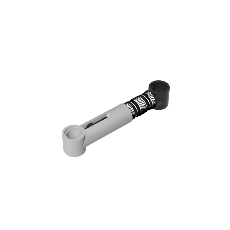 76537 | Technical Shock Absorber 6.5L with Black Piston Rod - Hard Spring, Tight Coils in Middle