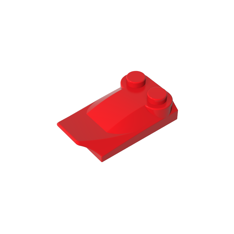 47456 | Slope, Curved 3 x 2 x 2/3 with 2 Studs, Wing End