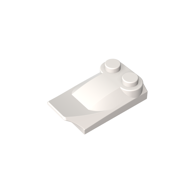 47456 | Slope, Curved 3 x 2 x 2/3 with 2 Studs, Wing End