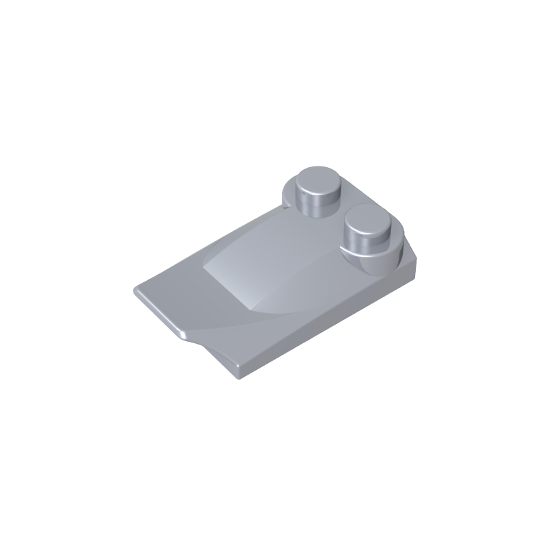 47456 | Slope, Curved 3 x 2 x 2/3 with 2 Studs, Wing End