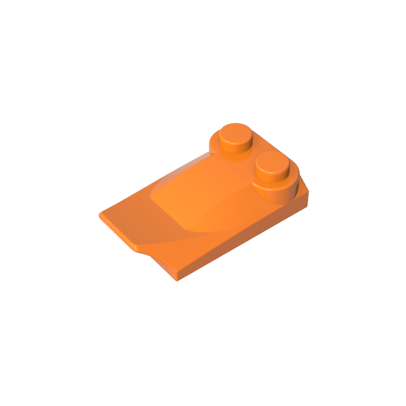 47456 | Slope, Curved 3 x 2 x 2/3 with 2 Studs, Wing End