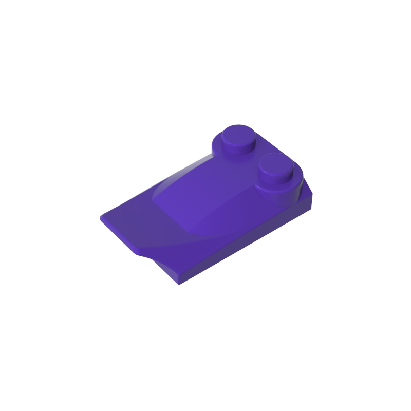 47456 | Slope, Curved 3 x 2 x 2/3 with 2 Studs, Wing End