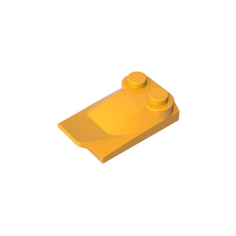 47456 | Slope, Curved 3 x 2 x 2/3 with 2 Studs, Wing End
